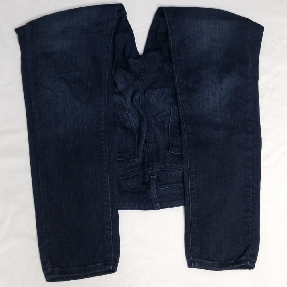 Paige Verdugo Ankle Dark Wash Skinny Jeans 26 - Picture 5 of 8